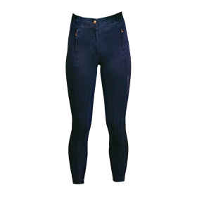 euro-star Slim Shape Jeans Reithose Fullgrip dark blue denim 34